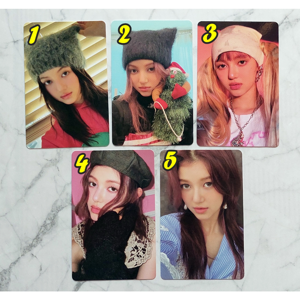 แยกขาย การ์ด Danielle ของแท้ จาก อัลบั้ม NewJeans - OMG Album เวอร์ Message Card ปก แดเนียล พร้อมส่ง