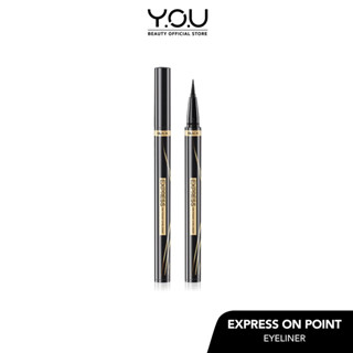YOU Express On Point Eyeliner อายไลเนอร์ สีดำเข้ม วาดเส้นและเซ็ตตัวได้อย่างรวดเร็ว