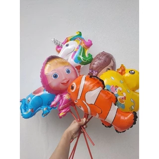 💢ยกแพค12ชิ้น💢🎈ลูกโป่ง พร้อมก้านถือ มีจุก เป่าได้ทันที ไม่ต้องใช้ที่เป่า🎈