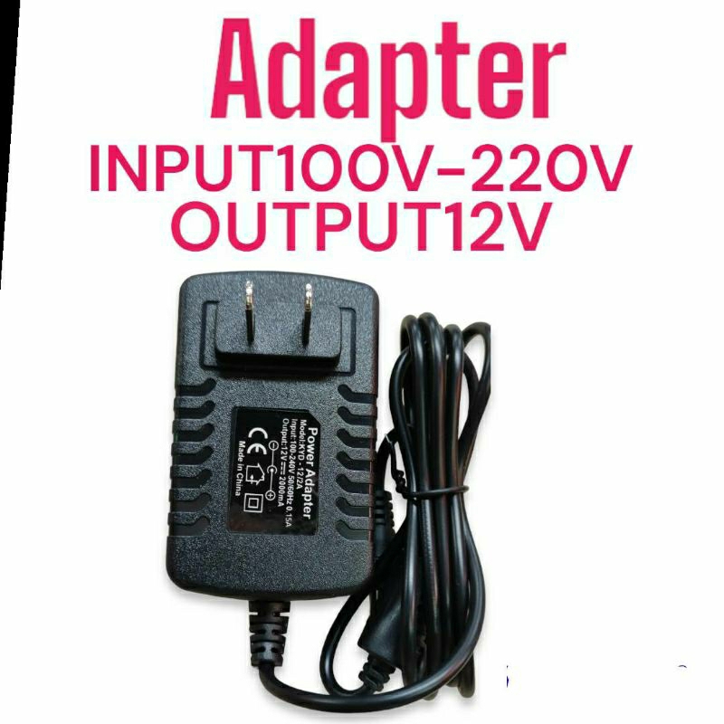 หม้อแปลง อะแดปเตอร์ 2A (Input 100v-220v / Output 12V) - Adapter