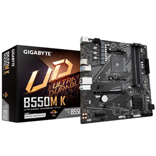 MAINBOARD (เมนบอร์ด) AM4 GIGABYTE B550M K ประกัน 3 ปี