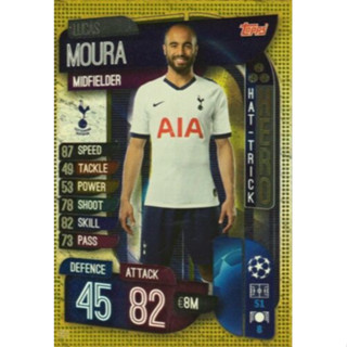 Lucas Moura (Tottenham Hotspur)  320.  Hat-Trick Hero - Match Attax 2019/20 Champions League