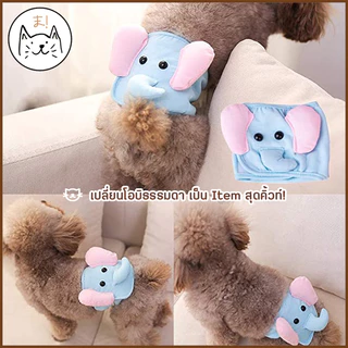 KUMAま โอบิ Kawaii(แบบซักได้) ผ้าอ้อมสุนัขเพศผู้ เกรดพรีเมี่ยม ผ้าอ้อมหมา แพมเพิส ผ้าอ้อมสัตว์เลี้ยง สุนัข โอบิซักได้