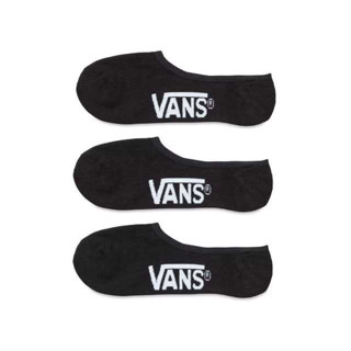 [ของแท้ ส่งฟรี จากไทย] VANS CLASSIC SUPER NO SHOW SOCK - BLACK (3 PCS.)