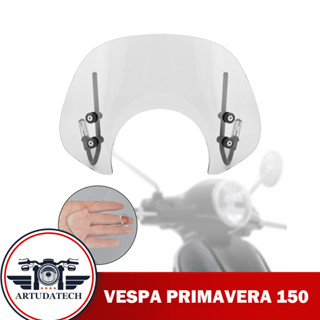 สั้น ชิวหน้า ใช้กับ Vespa Primavera 150 2014-2021 ชิวหน้ามอเตอร์ไซค์ กระจกหน้ารถ