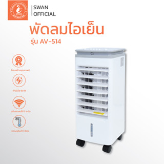 KOOL+ พัดลมไอเย็น  รุ่น AV-514 แถมฟรี cooling pack 4 ชิ้น  พัดลมไอเย็น พัดลมไอน้ำ พัดลมไอเย็นเคลื่อนที่