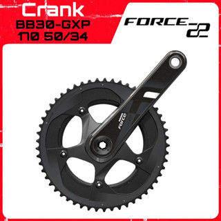 ข้อเหวี่ยง ขาจานจักรยาน SRAM Force 22 BB30/GXP YAW 170-50/34 ของแท้100%