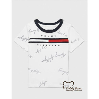 เสื้อยืดเด็ก Tommy Hilfiger Flag Logo T-Shirt ของแท้