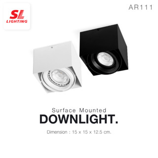 SL LIGHTING | Surface Mounted Downlight โคมไฟติดเพดาน ดาวน์ไลท์ติดลอย AR111 รุ่น SL-3-558-1