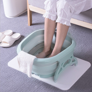 Foot Massage Spa Bath เครื่องนวดและแช่เท้า สีเขียว 50x41x22cm E5087