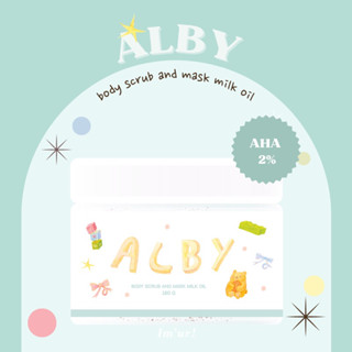 ALBY : body scrub and mask milk oil