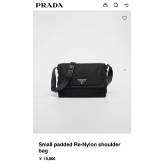 Prada Small padded Re-Nylon shoulder bag(Ori)เทพ 📌size 23x16x11 cm. 📌สินค้าจริงตามรูป งานสวยงาม งานหนังแท้