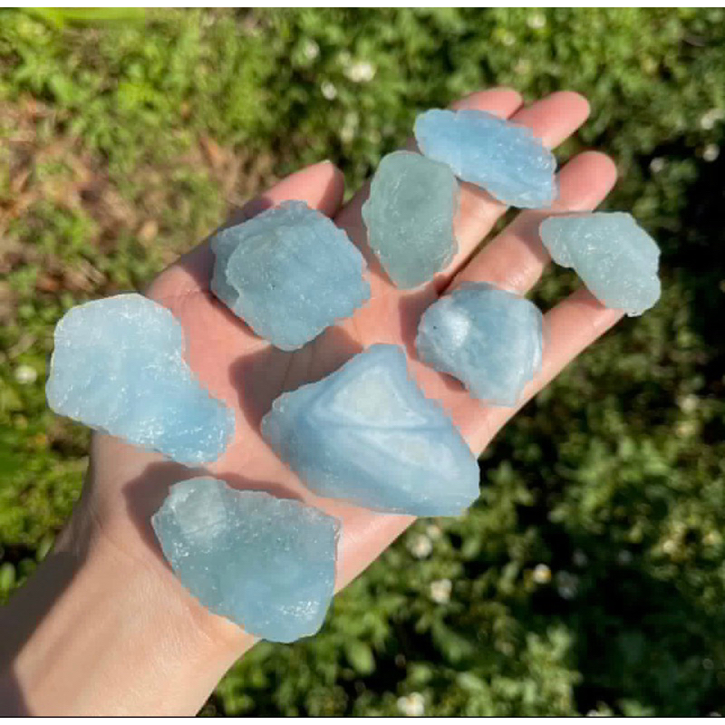 Raw Aquamarine Crystal, Rough Aquamarine Stone, Aquamarine Specimen, Natural Blue Aquamarine, Healin