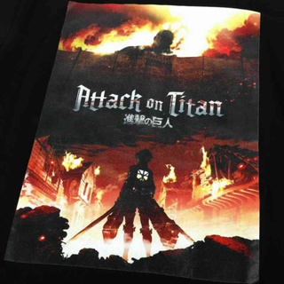 Attack On Titan - โปสเตอร์ศิลปะเสื้อยืด เสื้อผ้าคู่รักชายหญิง