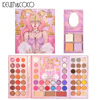 KEVIN &amp; COCO 69 Color Eyeshadow Paletteซ็ตแต่งหน้า อายแชโดว์ บลัชออน คอนทัวร์