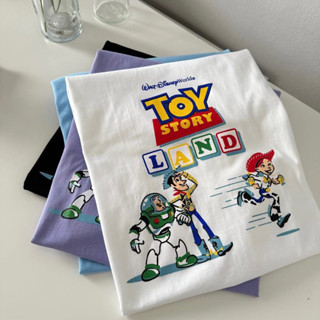 [TOWEARSTORE] TOY STORY LAND 👩‍🚀🏏🎠 (มี 4 สี) | เสื้อยืด oversize เนื้อผ้า cotton 100%