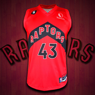 เสื้อบาส เสื้อบาสเกตบอล NBA Toronto Raptors เสื้อทีม โตรอนโต้ แร็พเตอร์ส #BK0178 รุ่น Icon Pascal Siakam#43 ไซส์ S-5XL