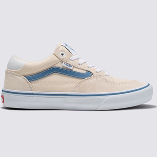 VANS ROWAN CREAM LIGHT NAVY SNEAKERS สินค้ามีประกันแท้