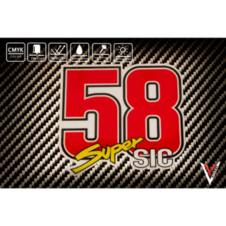 สติ๊กเกอร์ติดรถ Sticker Marco Simoncelli 226