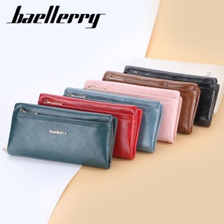 กระเป๋าสตางค์ baellerry รุ่นใหม่ กระเป๋าสตางค์หนังpu หนังนิ่ม กระเป๋าสตางค์ผู้หญิง