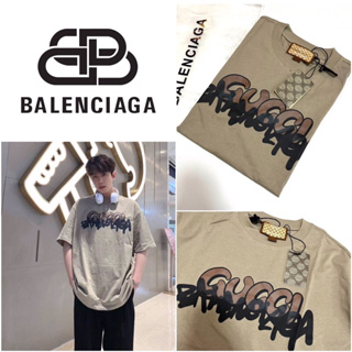 เสื้อยืดแขนสั้น BALENCIAGA X GUCCI T-SHIRT