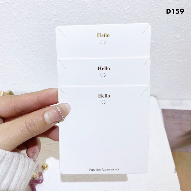 💗พร้อมส่ง💗ร้านไทย แป้นกระดาษ แป้นสร้อยคอ กระดาษ แผงสร้อย 50 แผ่น