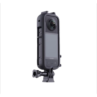 เคส พลาสติก สำหรับ INSTA360 X3 มีช่องHotShoe 2 ช่อง PLASTIC Protective Case เฟรม Frame