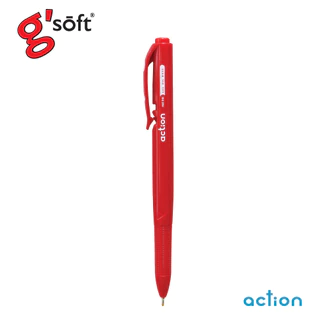 g'soft (จีซอฟท์) ปากกาลูกลื่นเจล ชนิดกด ACTION 0.5mm รหัส gSOFT-ACT