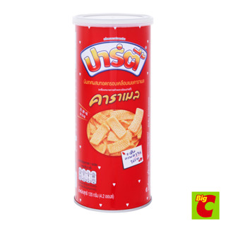 ปาร์ตี้ มันเทศผสมทอดกรอบเคลือบเนยคาราเมล แบบกระป๋อง 120 กรัม