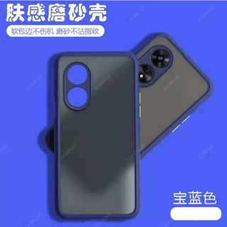 [ส่งจากไทย] Case OPPO Reno 8T 5G เคสโทรศัพท์ ออฟโป้ เคสกันกระแทก ปุ่มสีผิวด้าน กันรอยกล้อง ขอบนิ่มหลังแข็ง เคส Oppo Reno
