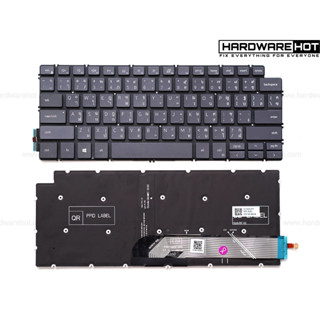 KEYBOARD DELL INSPIRON 7490 LATITUDE 3410 สีดำ TH-EN