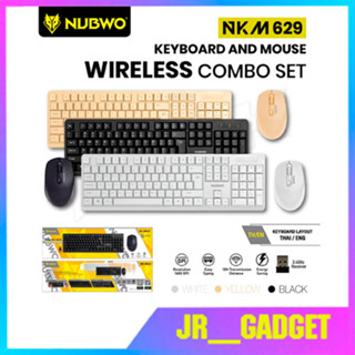 Nubwo NKM-629 Keyboard + Mouse Wireless Combo Set คีย์บอร์ดและเมาส์ไร้สาย