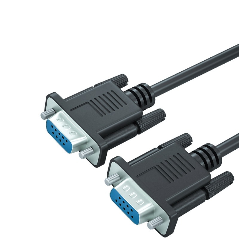 สายสัญญานDB9/RS232/9pin/ตัวแปลงRS239 FFข้อต่อ 9 พิน หัวเมียเมียตัวต่อสายสัญญานRS232 ยาว 3 เมตร แข็งแ