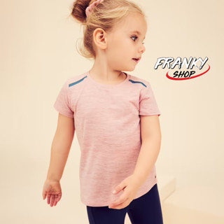 [พร้อมส่ง] เสื้อยืดเด็กหญิงและเด็กชายสำหรับยิมนาสติกเด็กเล็กรุ่น 500 Kids Light Breathable T-Shirt