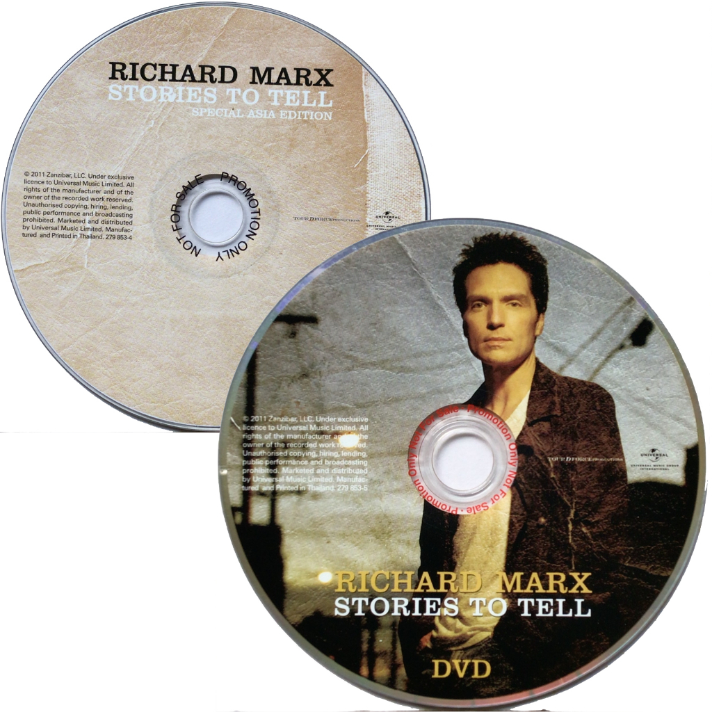 CD+DVD (Promotion) RIchard Marx - Stories To Tell [2 CDs] (เฉพาะแผ่นซีดีเท่านั้น)