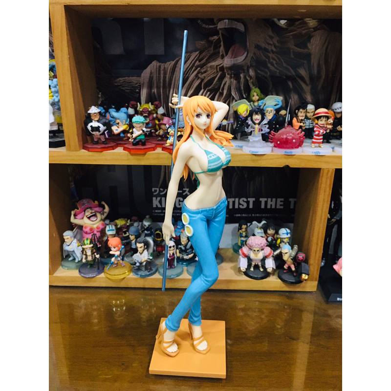 (G&G) แท้100% นามิ กระบอง  Nami DxF Glitter & Glamour แมวทอง One piece วันพีช Model โมเดล Figures ฟิกเกอร์