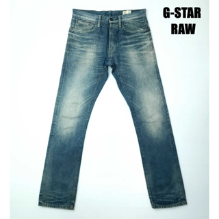 ยีนส์ G-Star Raw เอว 34 เฟดสนิม ขากระบอกเล็ก