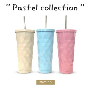 ปล่อยของ(1) PRIM แก้วเก็บความเย็น สีชมพู (อ่านรายละเอียดด้านล่างก่อนกดสั่งนะคะ)