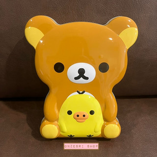 กล่องเหล็ก Rilakkuma ทรงแบน จากญี่ปุ่น สะสมอย่างเดียว