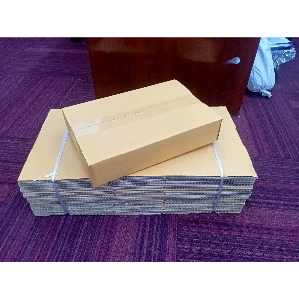 กล่องไปรษณีย์ กล่องพัสดุ กล่องกระดาษ ไซส์ D-7 ขนาด 22x35x7cm  แพ็ค 20 ใบ ราคาถูก ส่งตรงจากโรงงาน - รูปที่ 3
