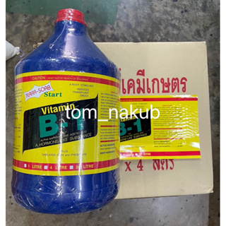 🥒🥬สารเร่งราก Vitamin B-1 1 ลัง( 4 x 4 ลิตร)สารช่วยในการแตกรากพืชได้มาก เติบโตดี พืชฟื้นตัวได้เร็ว🫑🌽