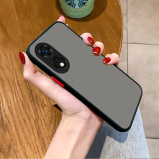 [ส่งจากประเทศไทย] ขอบสีผิวด้าน Case OPPO Reno8T 5G เคสกันกระแทก ขอบนิ่มหลังแข็ง เคสมือถือ