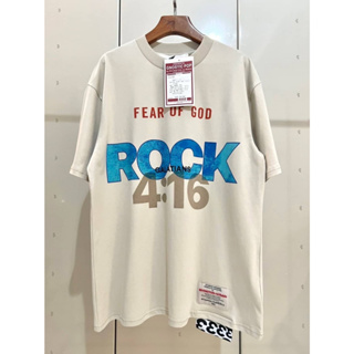 FEAR OF GOD FOG X RIVINGTON ROI REBIS ROCK GALATIANS 4:16 PRINTED COTTON TEE เฟียร์ออฟก๊อด