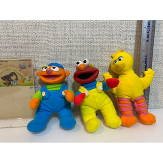 ตุ๊กตาSesame street หัวยาง ขายเหมา ของแท้ งานวินเทจ สภาพ92%