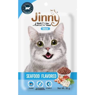 Jinny Stick ขนมแมวจินนี่สติ๊ก(สั่งขั้นต่ำ100บาท รวมสินค้าในร้านได้)