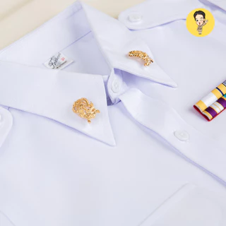 ชุดพนักงานราชการแขนสั้นสีขาวทับในหญิง /เสื้อพนักงานราชการแขนสั้นสีขาวทับในหญิง (สินค้าเสื้อ1ตัว)