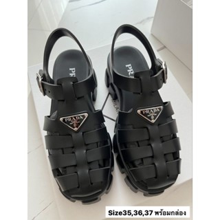 รองเท้าpradaแท้​100​%ส่งฟรีมีของแถม