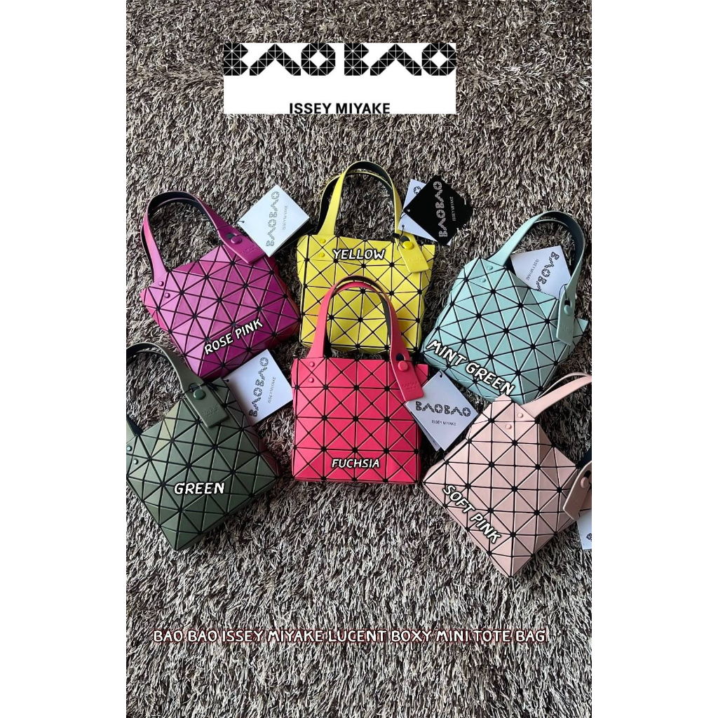 BAO//BAO ISSEY MIYAKE LUCENT BOXY MINI TOTE BAG Code:B2D120366 แบรนด์แท้ 100% งาน Outlet
