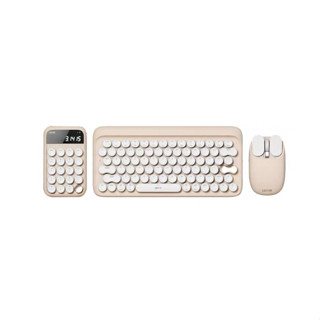 Xiaomi Lofree Milk Tea Series Simple Office Mechanical Keyboard Mouse Calculator คีย์บอร์ด เม้าส์ เครื่องคิดเลข