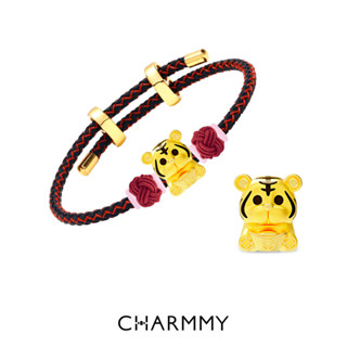 CHARMMY Believe Wealthy Bengal Tiger ชาร์มเสือทองมงคล เสริมสิริมงคล นำโชคลาภ วาสนา ทองคำแท้ 99.9%